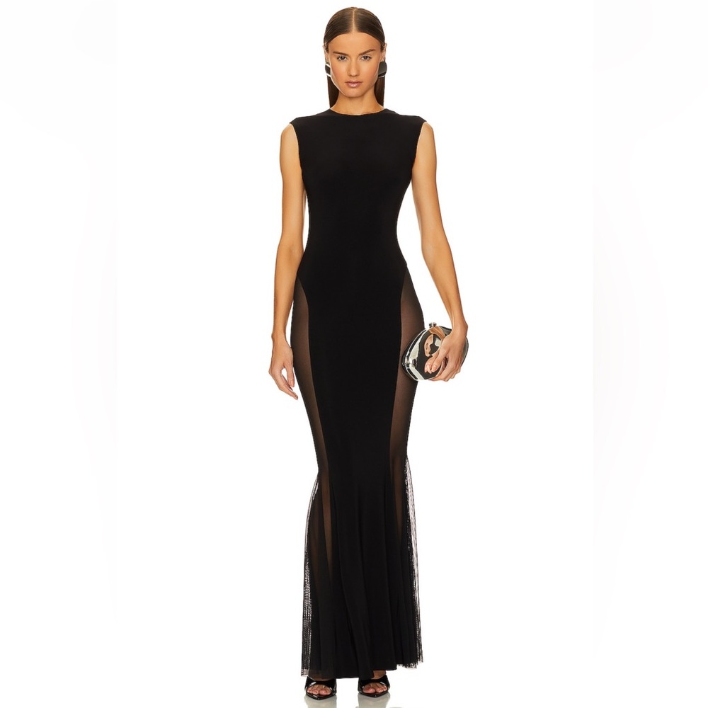 NORMA KAMALI Sleeveless Fishtail Gown